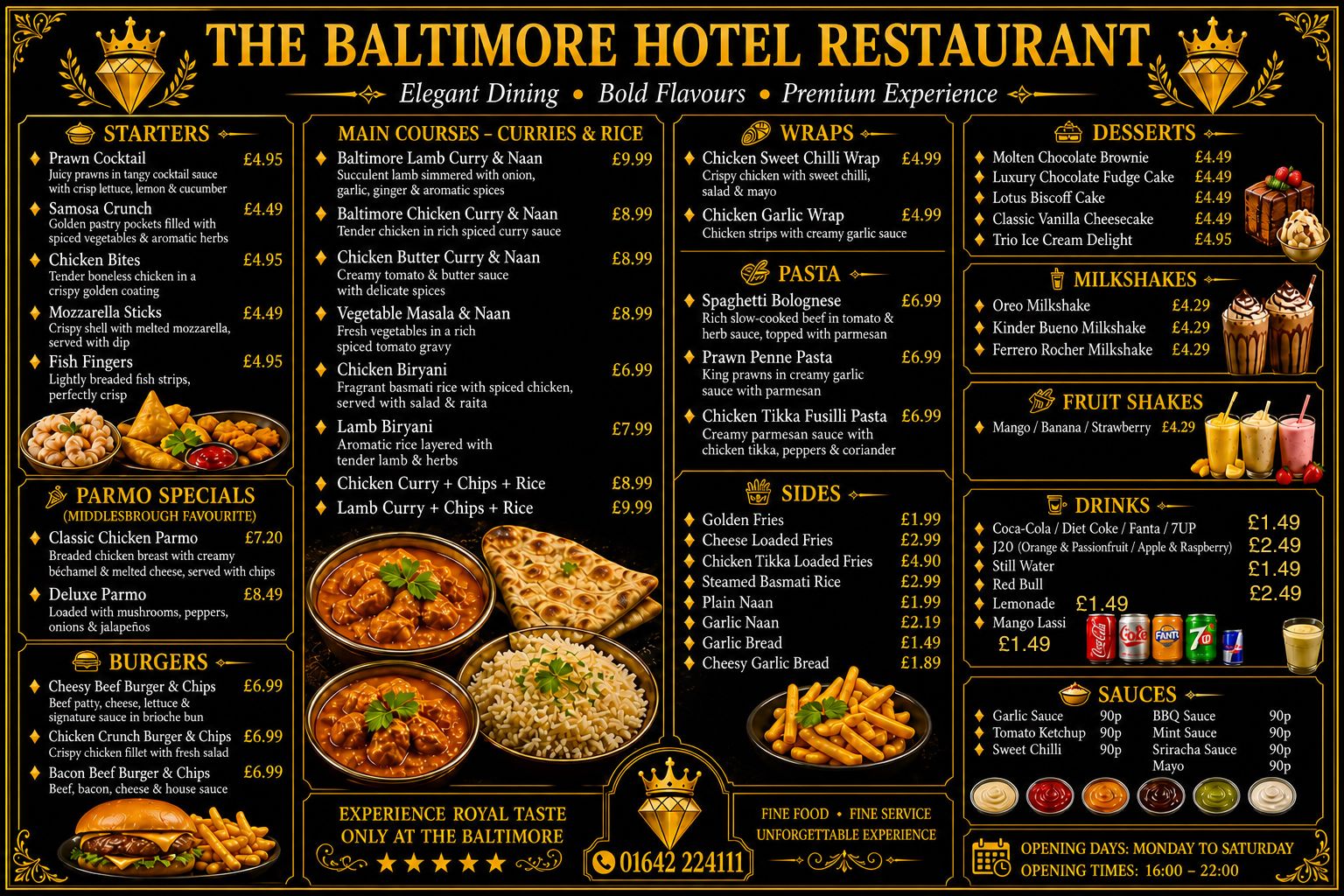 Restaurant Menu